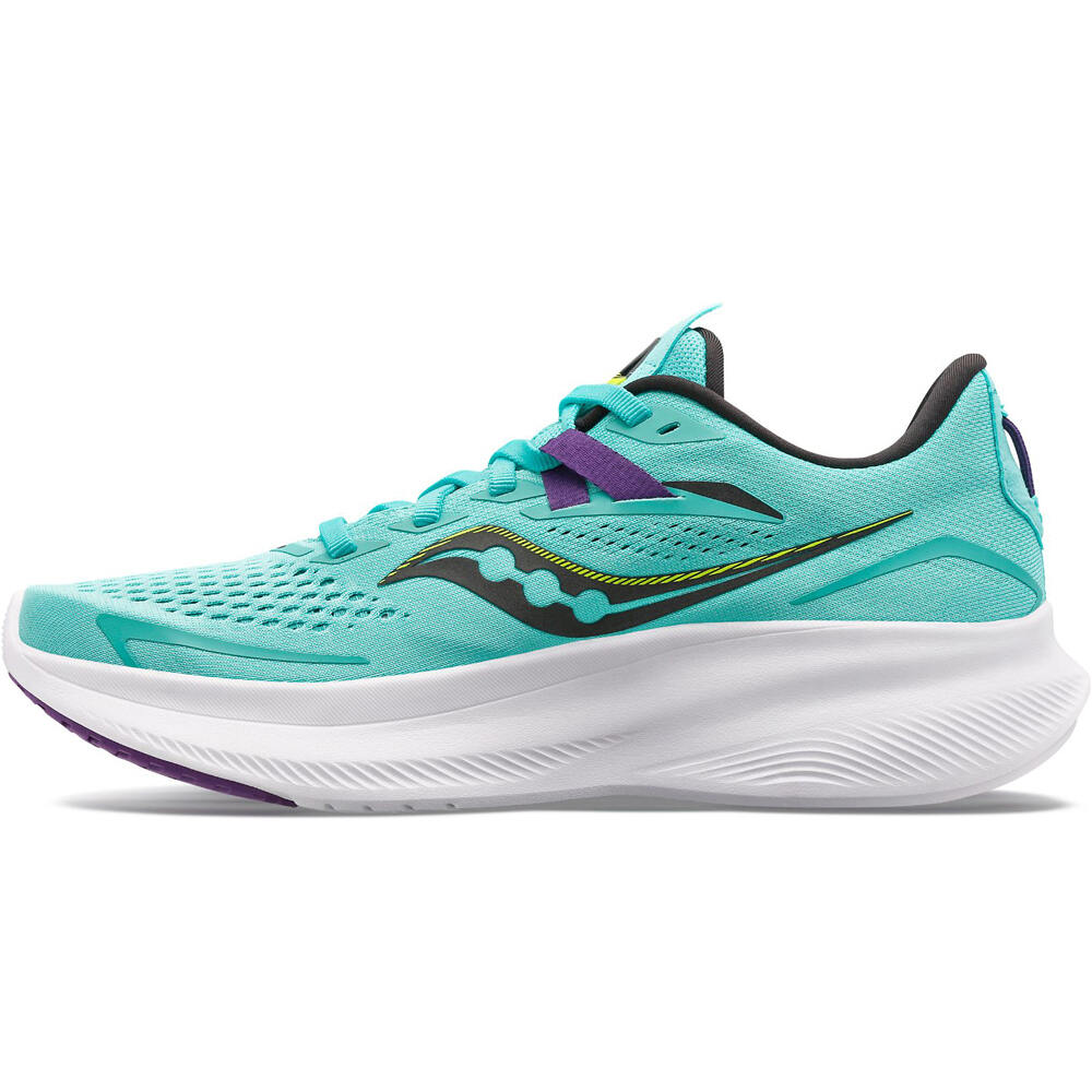 Saucony zapatilla running mujer Saucony RIDE 15 lateral interior Saucony zapatilla running mujer Saucony RIDE 15 lateral interior