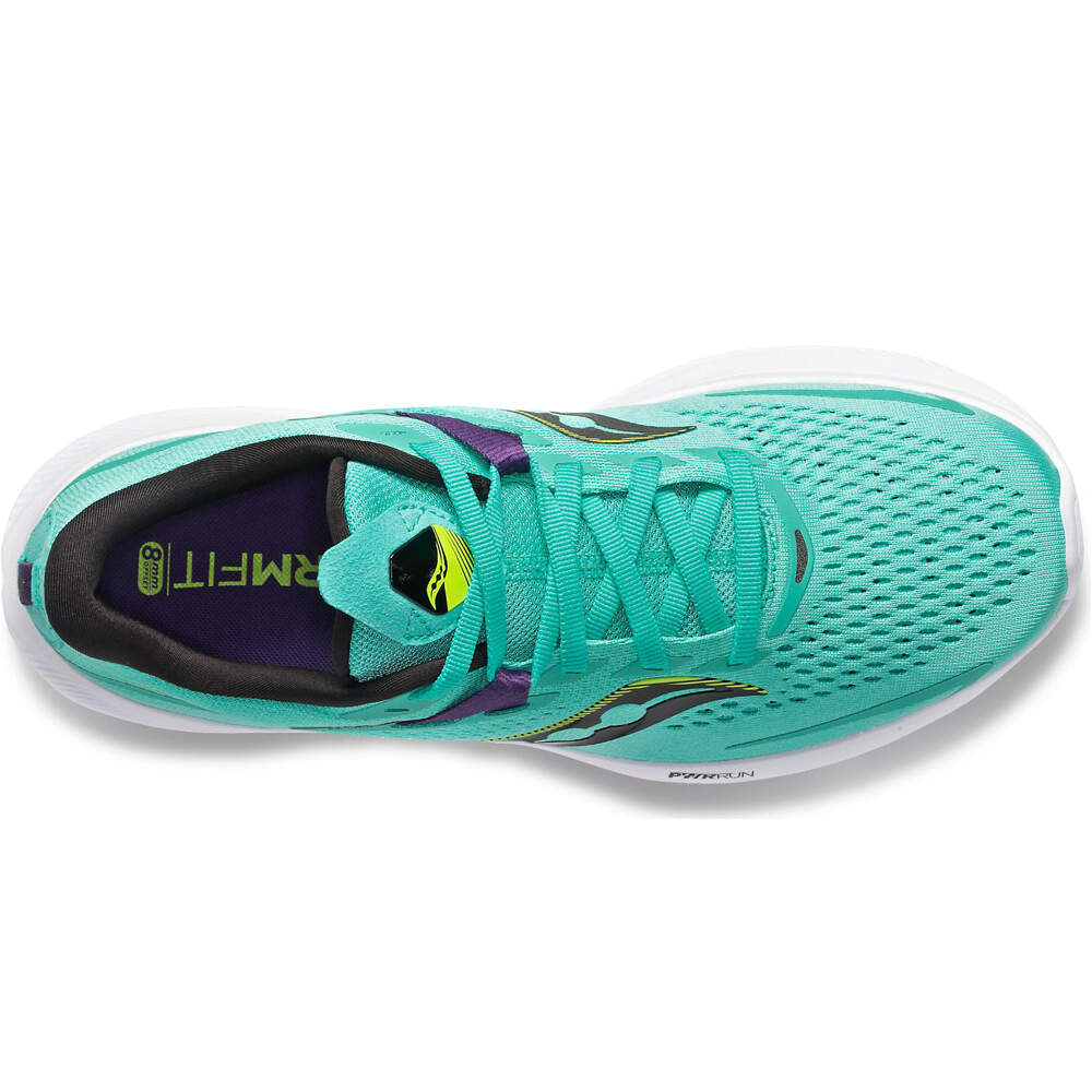 Saucony zapatilla running mujer Saucony RIDE 15 vista trasera Saucony zapatilla running mujer Saucony RIDE 15 vista trasera