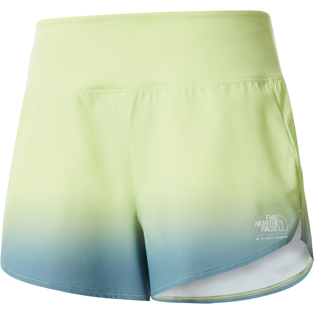 The North Face mallas trail running cortas mujer The North Face W EA ARQUE SHORT vista frontal The North Face mallas trail running cortas mujer The North Face W EA ARQUE SHORT vista frontal