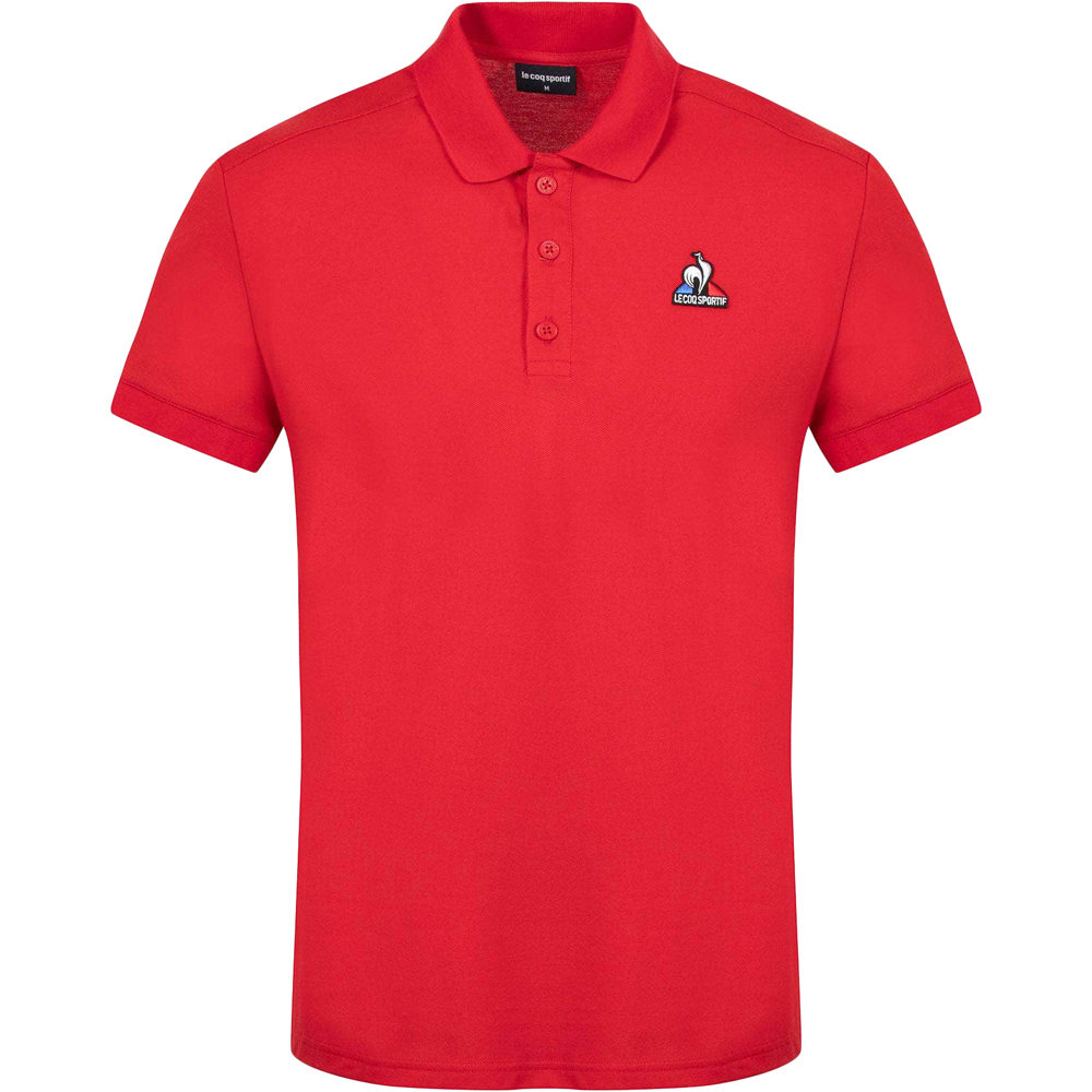 Le Coq Sportif polo manga corta hombre Le Coq Sportif ESS Polo SS N1 vista frontal Le Coq Sportif polo manga corta hombre Le Coq Sportif ESS Polo SS N1 vista frontal