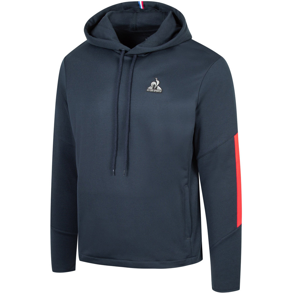 Le Coq Sportif sudadera hombre Le Coq Sportif TECH Hoody N1 vista detalle Le Coq Sportif sudadera hombre Le Coq Sportif TECH Hoody N1 vista detalle