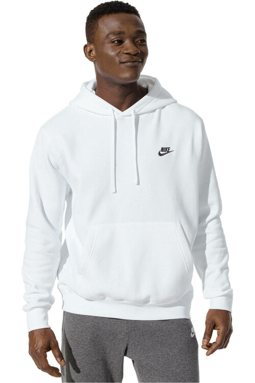 NIKE NSW CLUB HOODIE FZ BB blanco