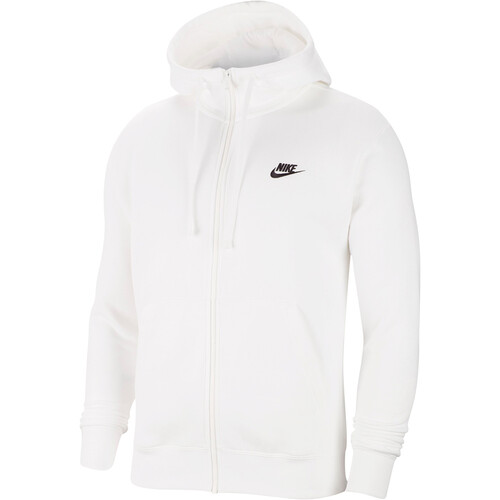 NIKE NSW CLUB HOODIE FZ BB blanco