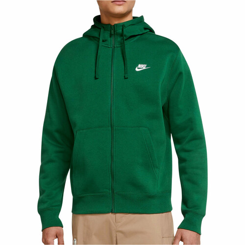 NIKE M NSW CLUB HOODIE FZ BB verde