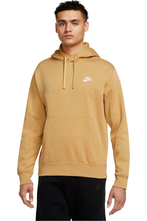 NIKE M NSW CLUB HOODIE PO BB amarillo