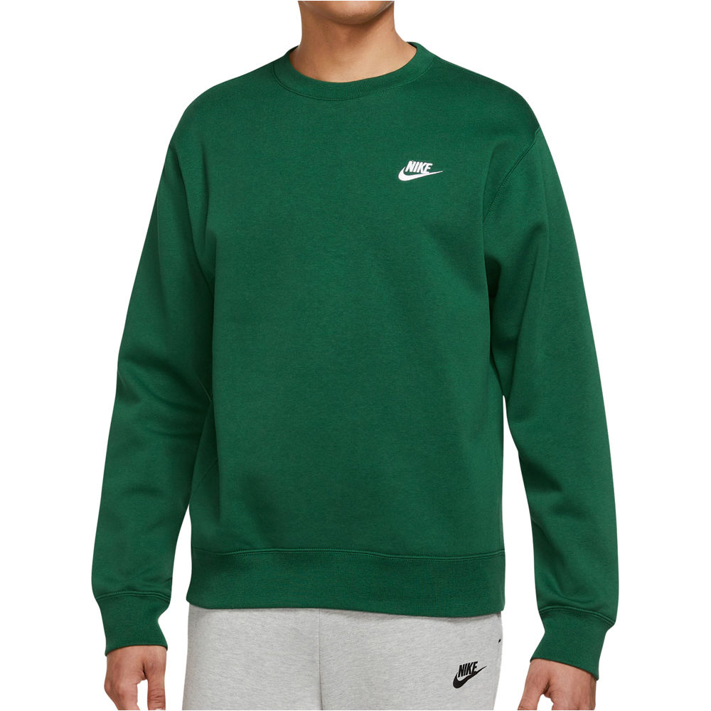 Nike sudadera hombre Nike M NSW CLUB CRW BB vista detalle Nike sudadera hombre Nike M NSW CLUB CRW BB vista detalle