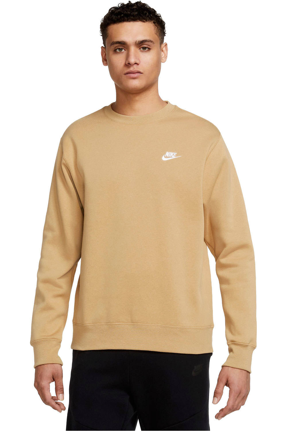 Nike sudadera hombre Nike M NSW CLUB CRW BB vista frontal Nike sudadera hombre Nike M NSW CLUB CRW BB vista frontal