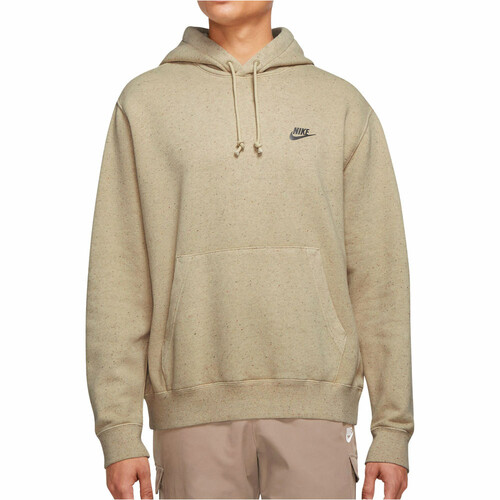 NIKE M NK CLUB+ PO HOODIE REVIVAL marron