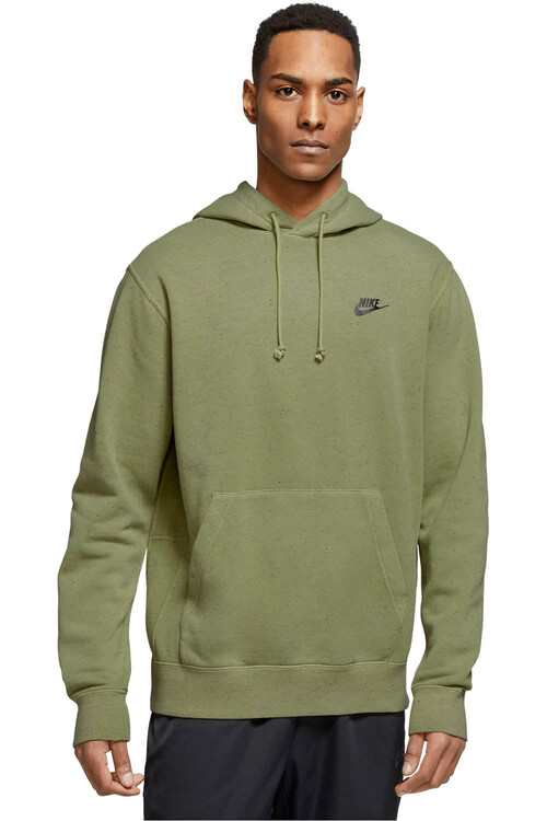 NIKE M NK CLUB+ PO HOODIE REVIVAL verde