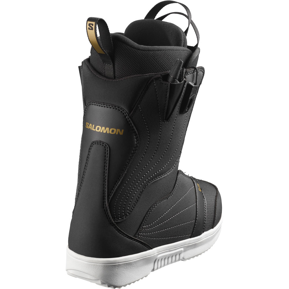 Salomon botas snowboard mujer Salomon SNOW. BOOTS PEARL Black/White/Gold lateral interior Salomon botas snowboard mujer Salomon SNOW. BOOTS PEARL Black/White/Gold lateral interior