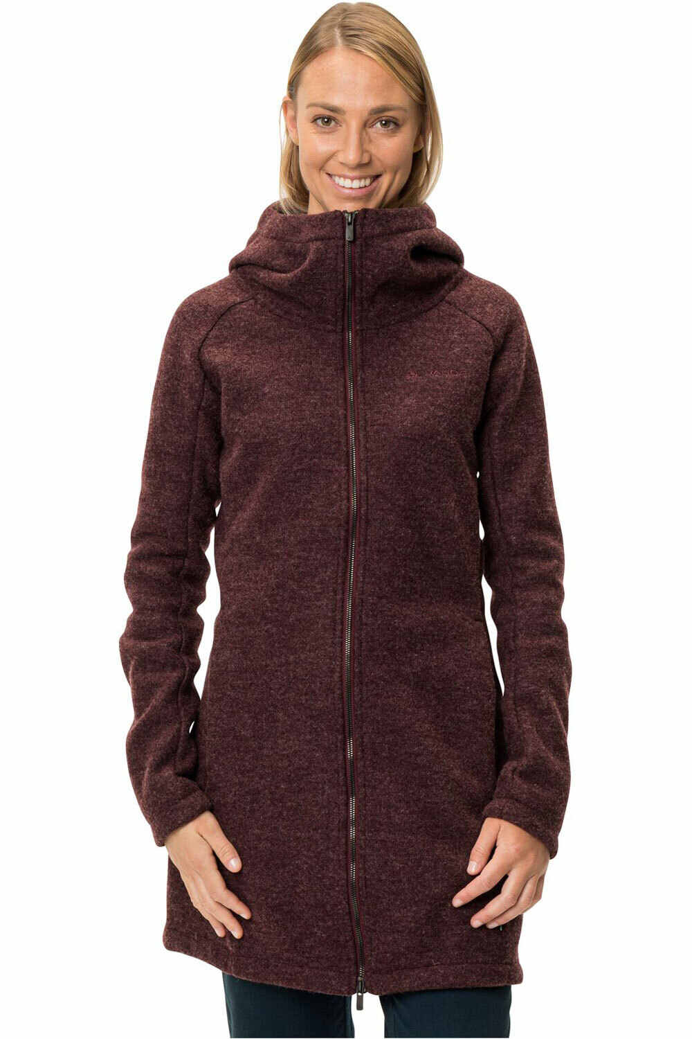 Vaude forro polar mujer Vaude Women  s Tinshan Coat III vista frontal Vaude forro polar mujer Vaude Women  s Tinshan Coat III vista frontal