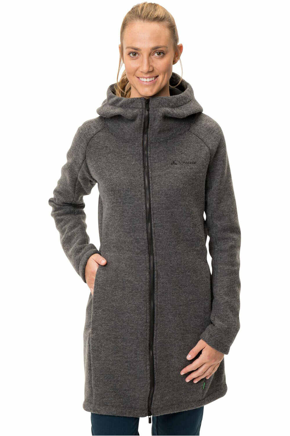 Vaude forro polar mujer Vaude Women  s Tinshan Coat III vista frontal Vaude forro polar mujer Vaude Women  s Tinshan Coat III vista frontal