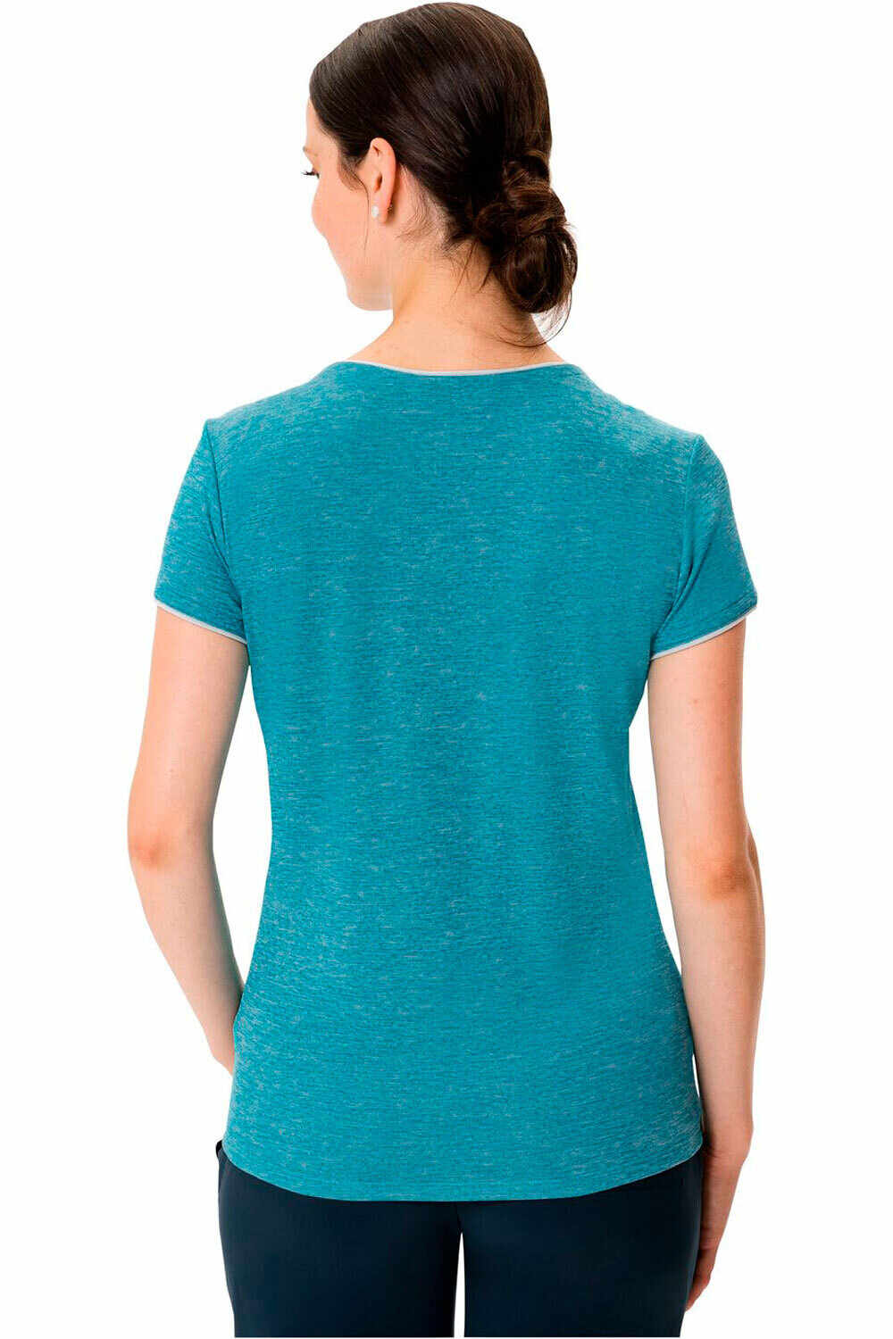 Vaude camiseta montaña manga corta mujer Vaude Women s Essential T-Shirt vista trasera Vaude camiseta montaña manga corta mujer Vaude Women s Essential T-Shirt vista trasera