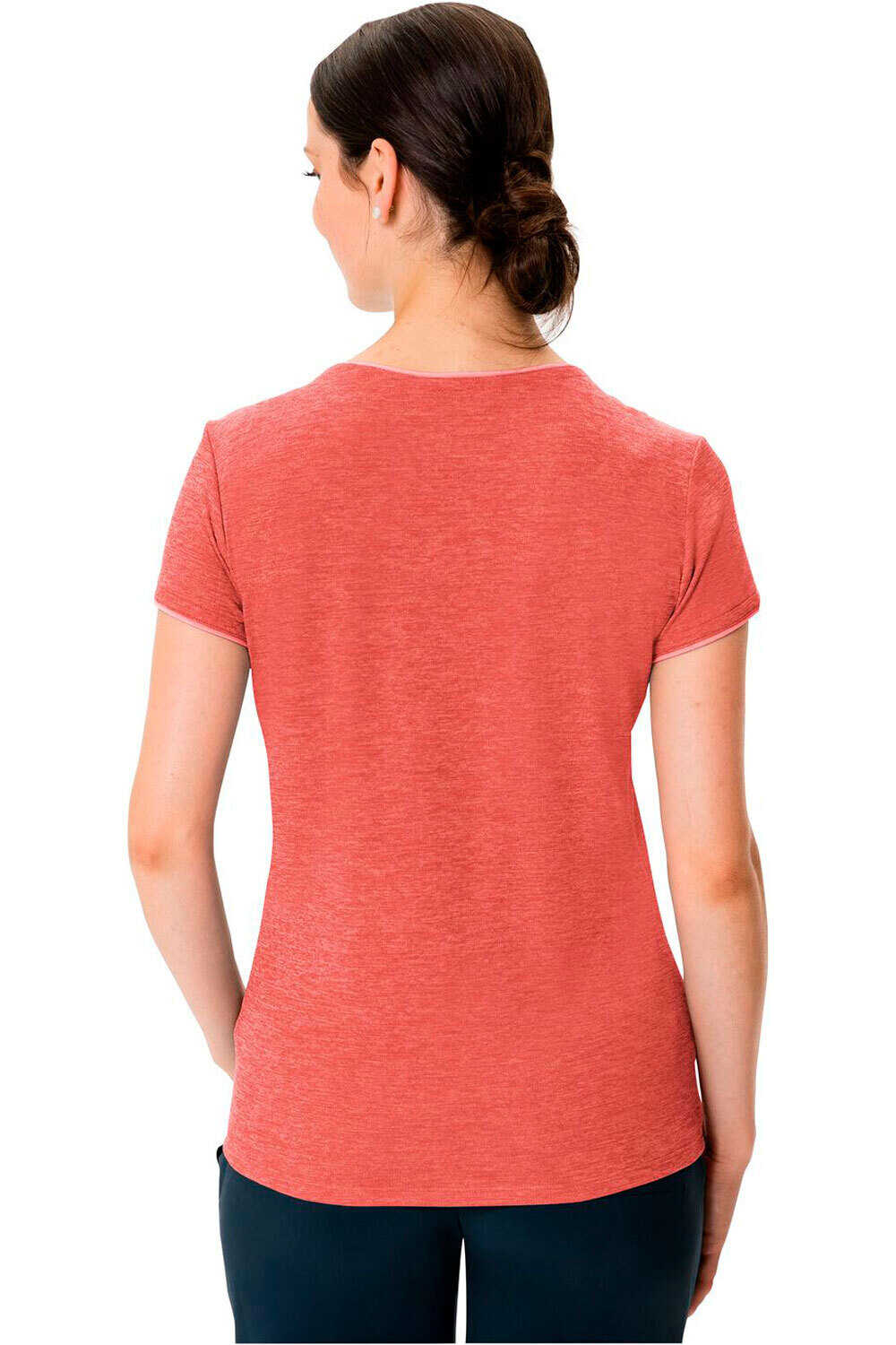 Vaude camiseta montaña manga corta mujer Vaude Women s Essential T-Shirt vista trasera Vaude camiseta montaña manga corta mujer Vaude Women s Essential T-Shirt vista trasera