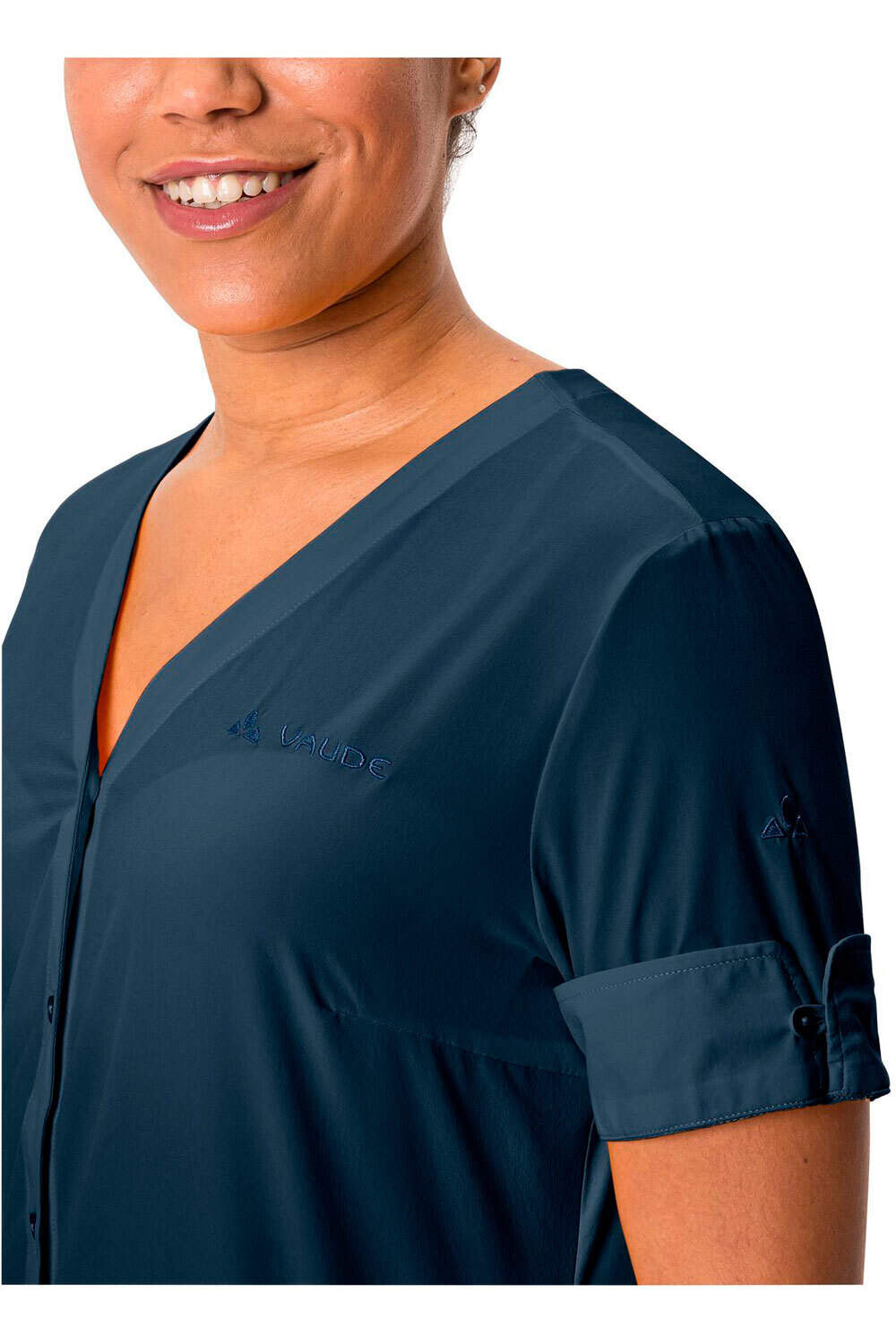 Vaude camisa montaña manga corta mujer Vaude Women s Skomer Shirt III vista detalle Vaude camisa montaña manga corta mujer Vaude Women s Skomer Shirt III vista detalle