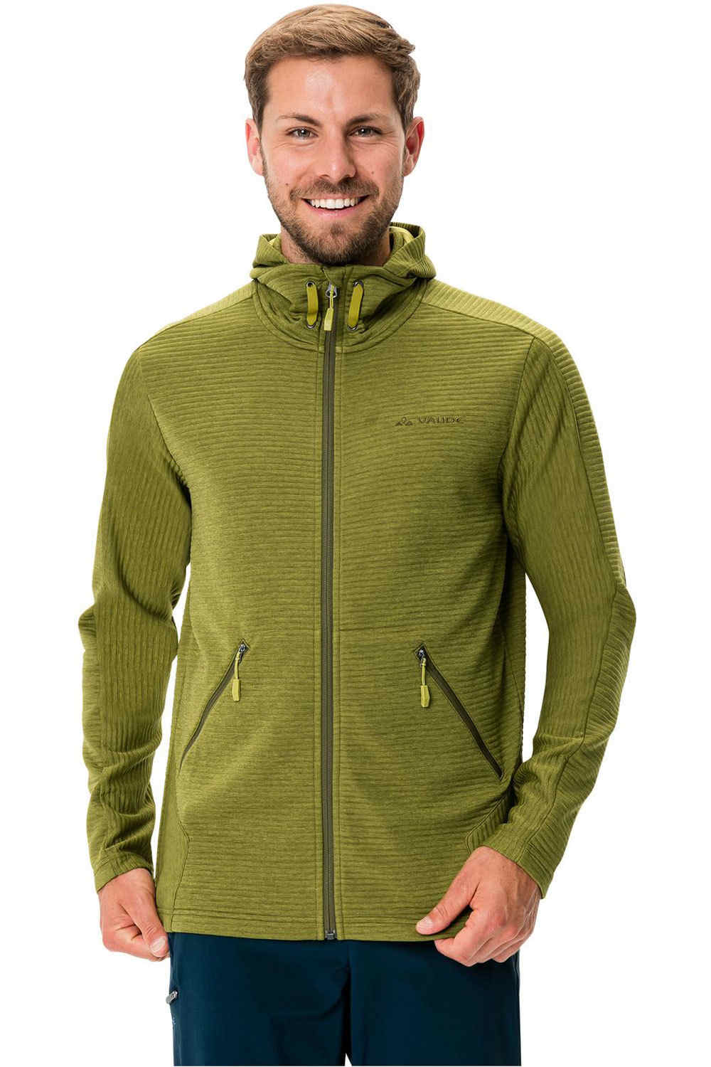Vaude forro polar hombre Vaude Men  s Hemsby Jacket II vista frontal Vaude forro polar hombre Vaude Men  s Hemsby Jacket II vista frontal