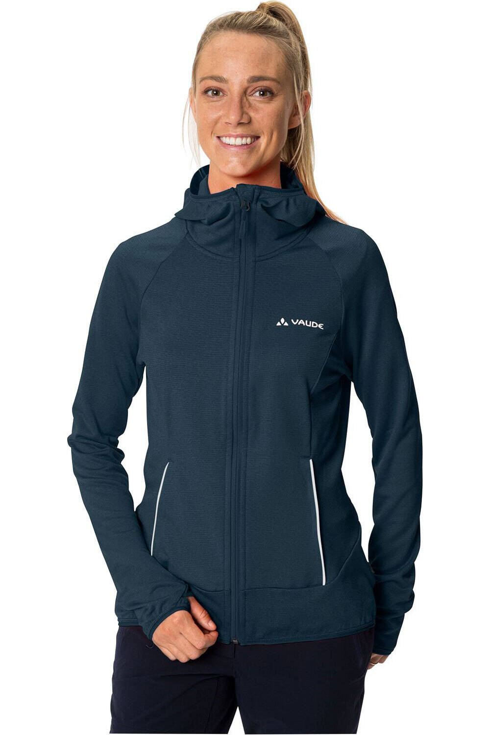 Vaude forro polar mujer Vaude Women  s Tekoa Fleece Jacket II vista frontal Vaude forro polar mujer Vaude Women  s Tekoa Fleece Jacket II vista frontal