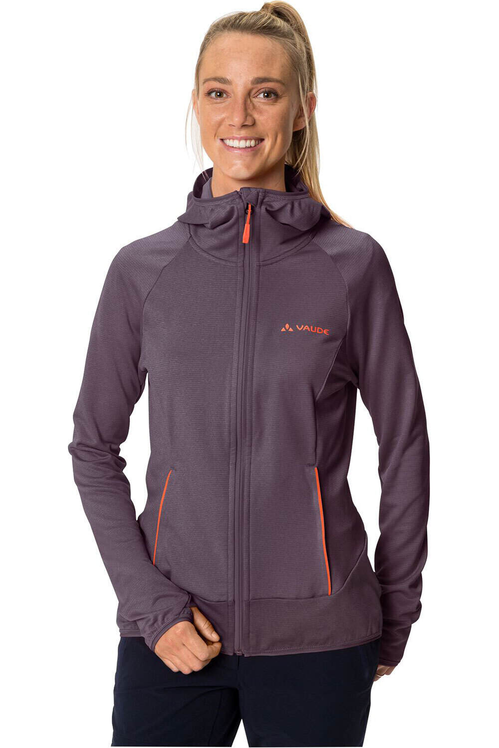Vaude forro polar mujer Vaude Women  s Tekoa Fleece Jacket II vista frontal Vaude forro polar mujer Vaude Women  s Tekoa Fleece Jacket II vista frontal