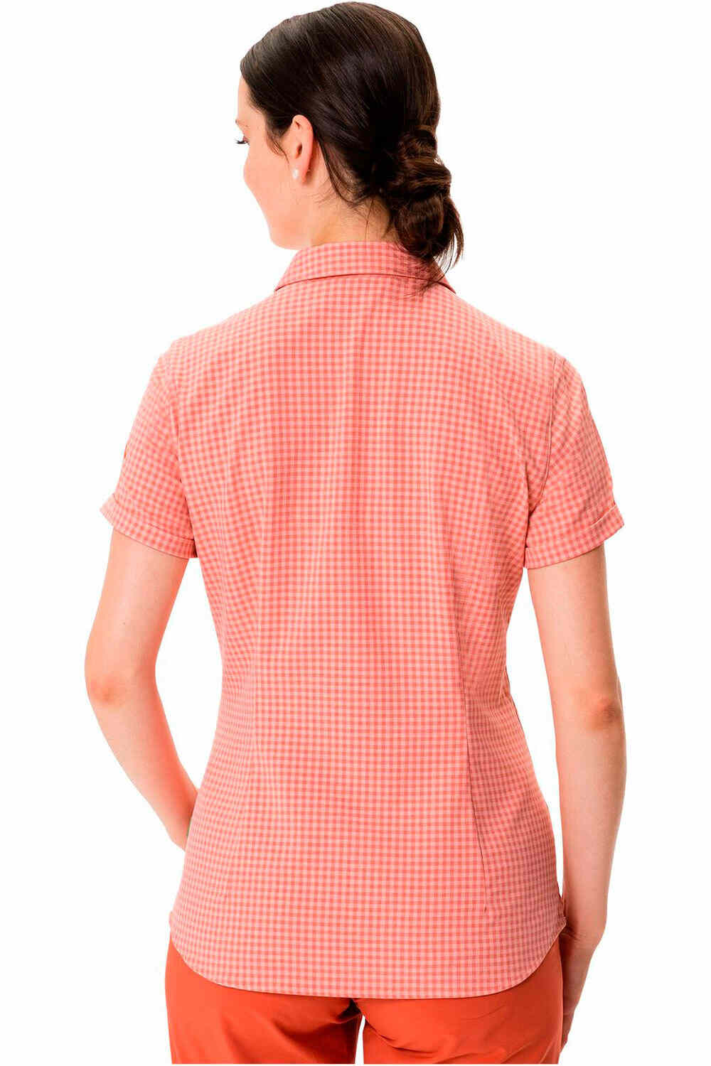 Vaude camisa montaña manga corta mujer Vaude Women s Seiland Shirt III vista trasera Vaude camisa montaña manga corta mujer Vaude Women s Seiland Shirt III vista trasera