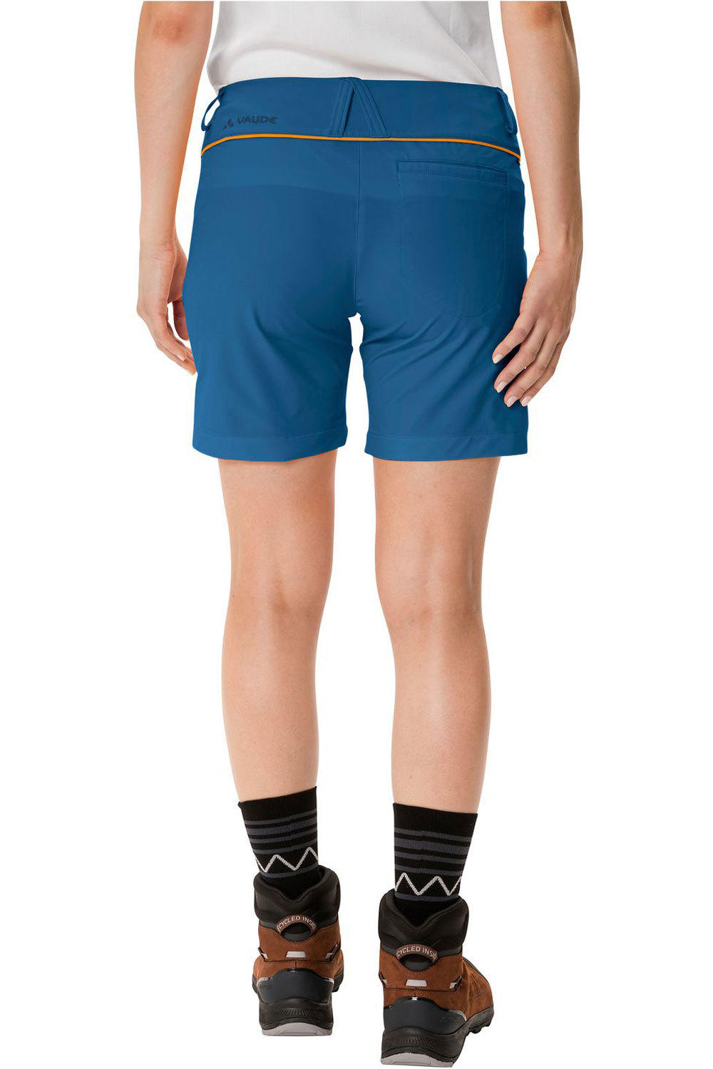 Vaude pantalón corto montaña mujer Vaude Women s Skomer Shorts III vista trasera Vaude pantalón corto montaña mujer Vaude Women s Skomer Shorts III vista trasera