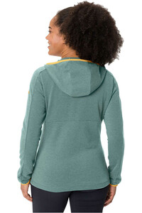 Vaude forro polar mujer Vaude Women  s Moena Fleece Jacket vista trasera Vaude forro polar mujer Vaude Women  s Moena Fleece Jacket vista trasera