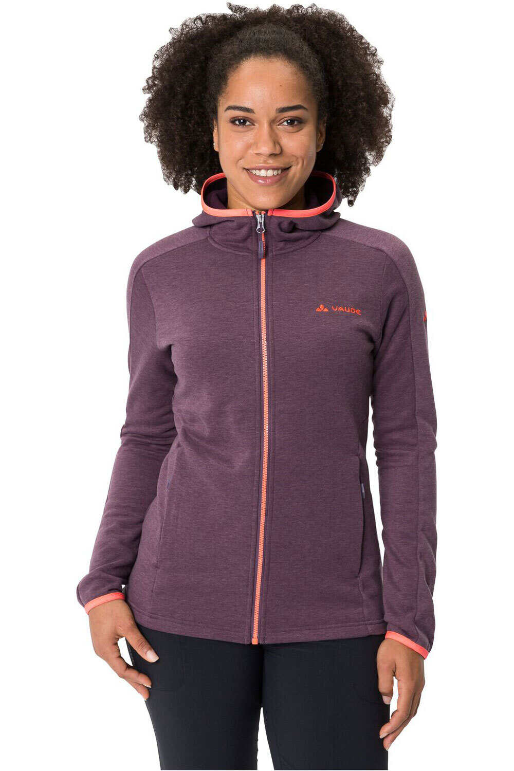 Vaude forro polar mujer Vaude Women  s Moena Fleece Jacket vista frontal Vaude forro polar mujer Vaude Women  s Moena Fleece Jacket vista frontal