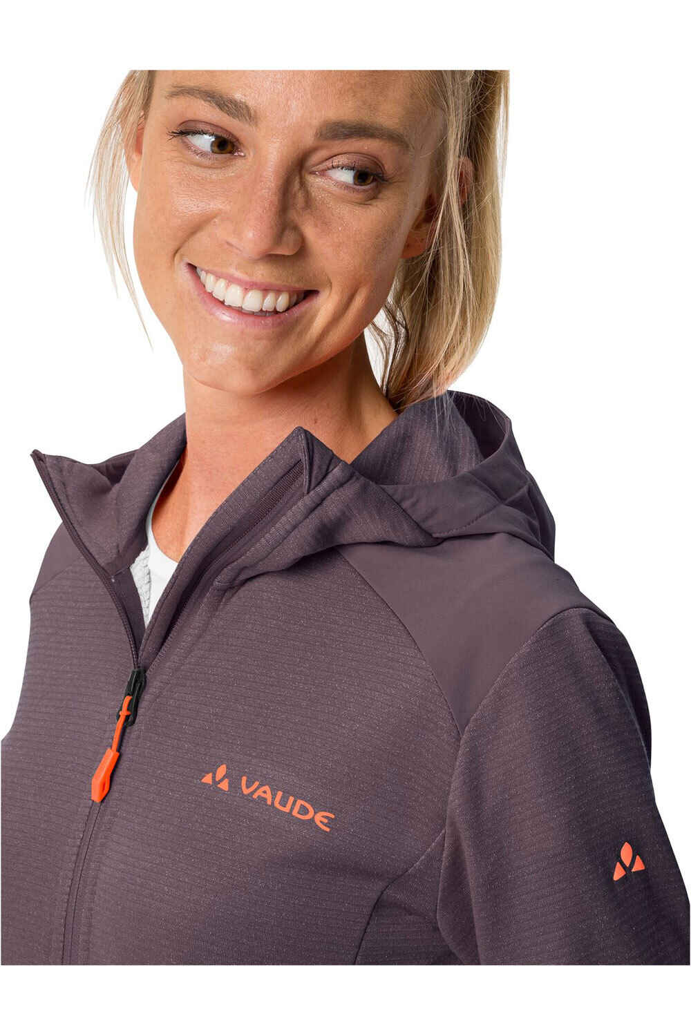 Vaude forro polar mujer Vaude Women  s Monviso Woodfiber Fleece Jacket vista detalle Vaude forro polar mujer Vaude Women  s Monviso Woodfiber Fleece Jacket vista detalle