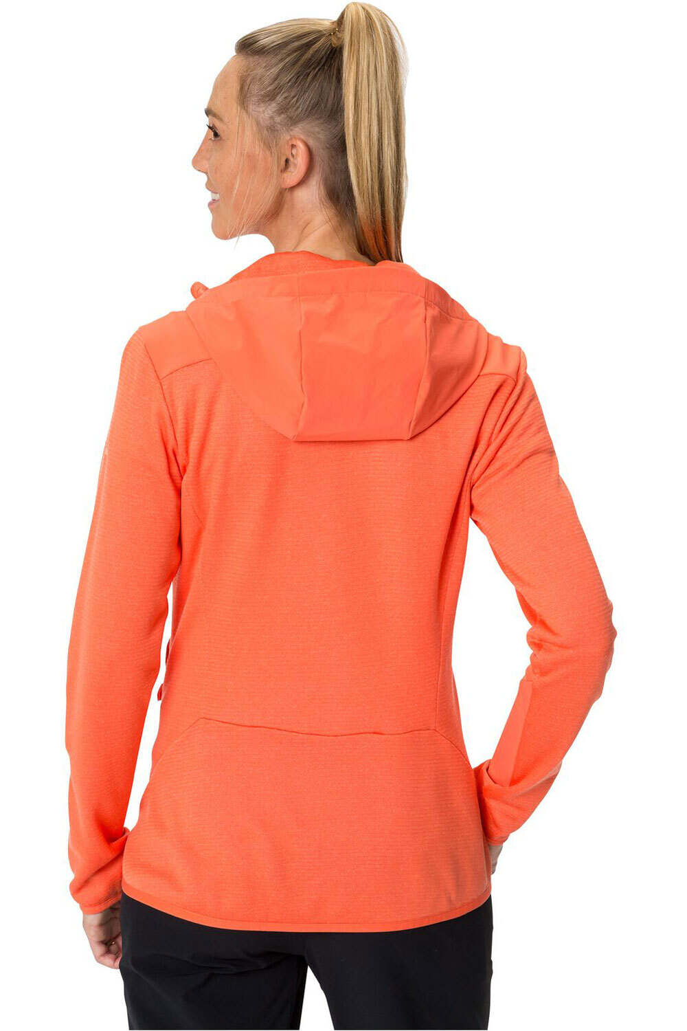 Vaude forro polar mujer Vaude Women  s Monviso Woodfiber Fleece Jacket vista trasera Vaude forro polar mujer Vaude Women  s Monviso Woodfiber Fleece Jacket vista trasera