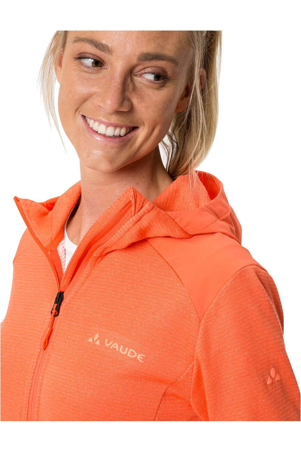 Vaude forro polar mujer Vaude Women  s Monviso Woodfiber Fleece Jacket vista detalle Vaude forro polar mujer Vaude Women  s Monviso Woodfiber Fleece Jacket vista detalle