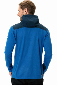 Vaude forro polar hombre Vaude Men  s Monviso Woodfiber Fleece Jacket vista trasera Vaude forro polar hombre Vaude Men  s Monviso Woodfiber Fleece Jacket vista trasera