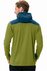 Vaude forro polar hombre Vaude Men  s Monviso Woodfiber Fleece Jacket vista trasera Vaude forro polar hombre Vaude Men  s Monviso Woodfiber Fleece Jacket vista trasera