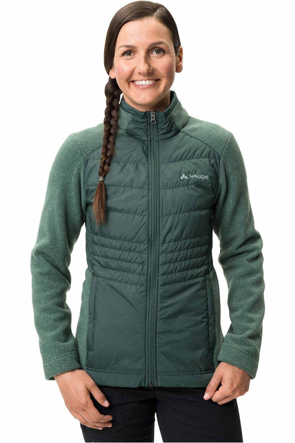 Vaude forro polar mujer Vaude Women  s Idris Fleece Jacket vista frontal Vaude forro polar mujer Vaude Women  s Idris Fleece Jacket vista frontal
