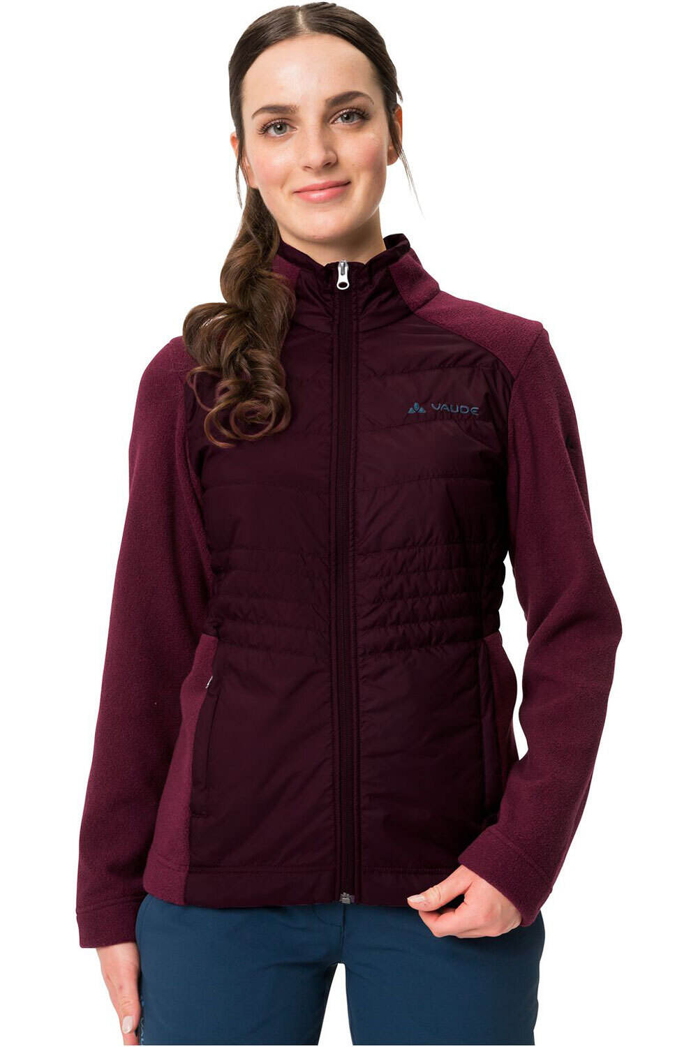 Vaude forro polar mujer Vaude Women  s Idris Fleece Jacket vista frontal Vaude forro polar mujer Vaude Women  s Idris Fleece Jacket vista frontal