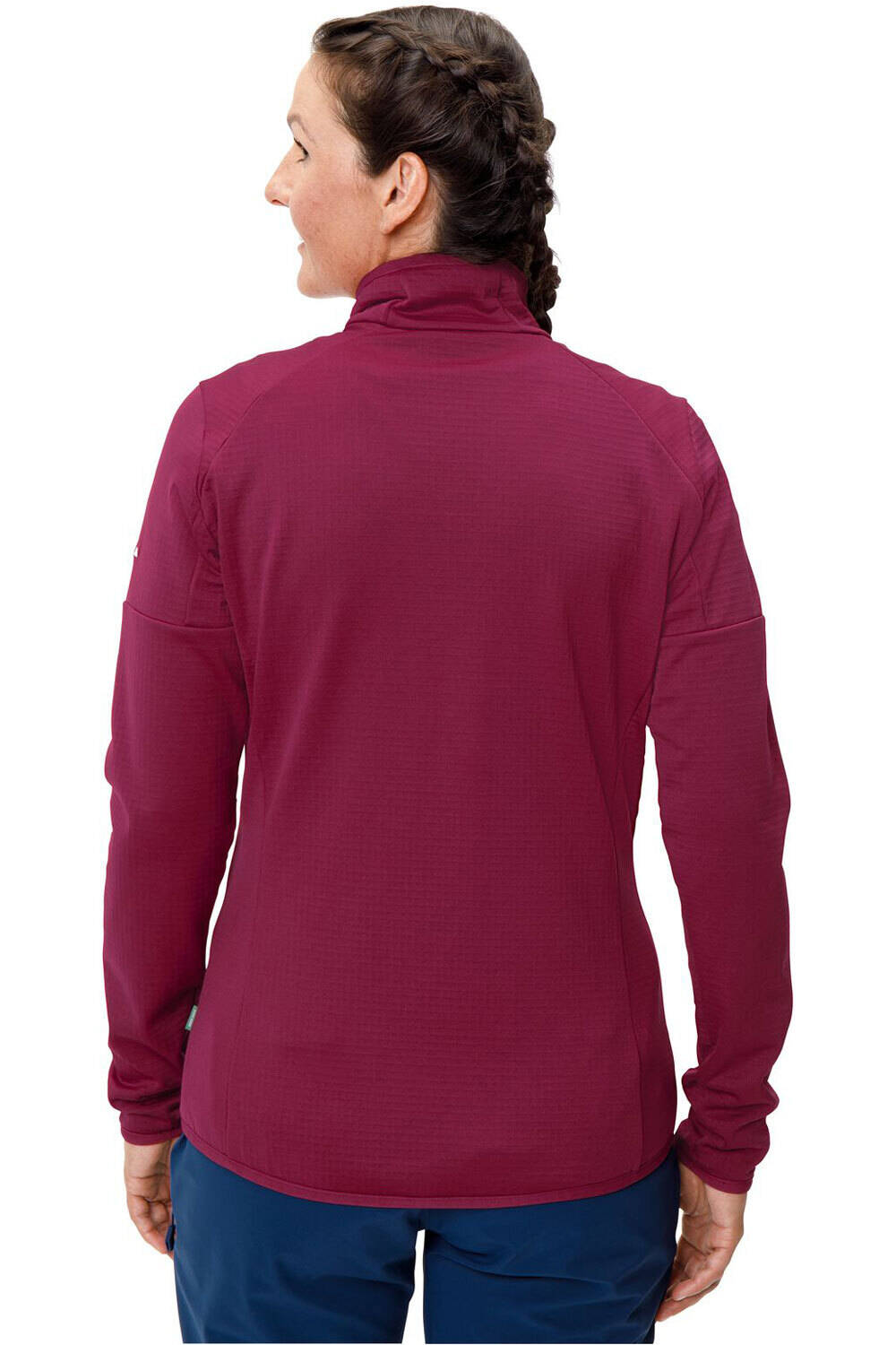 Vaude forro polar mujer Vaude Women s Monviso Fleece FZ Jacket vista trasera Vaude forro polar mujer Vaude Women s Monviso Fleece FZ Jacket vista trasera