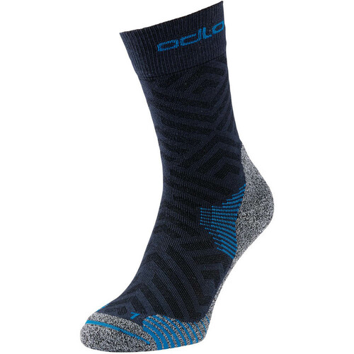 ODLO SOCKS CREW CERAMICOOL HIKE GRAPHIC azul