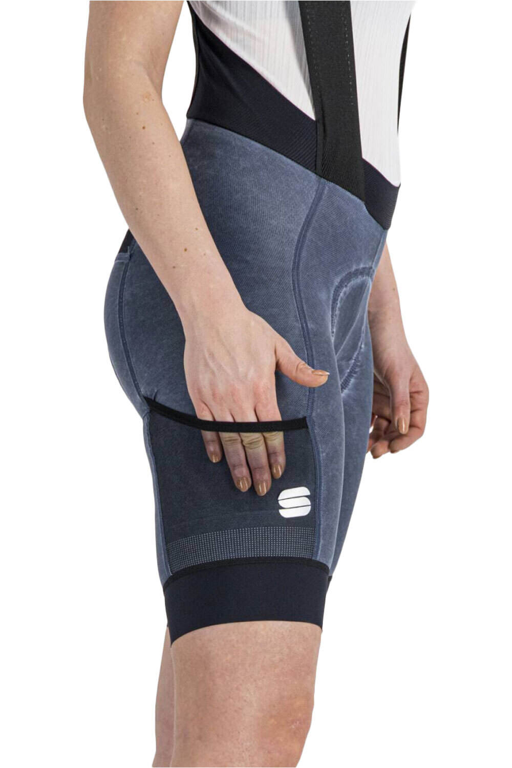 Sportful culotte corto mujer Sportful INDIGO SUPERGIARA W BIBSHORT AZ vista trasera Sportful culotte corto mujer Sportful INDIGO SUPERGIARA W BIBSHORT AZ vista trasera