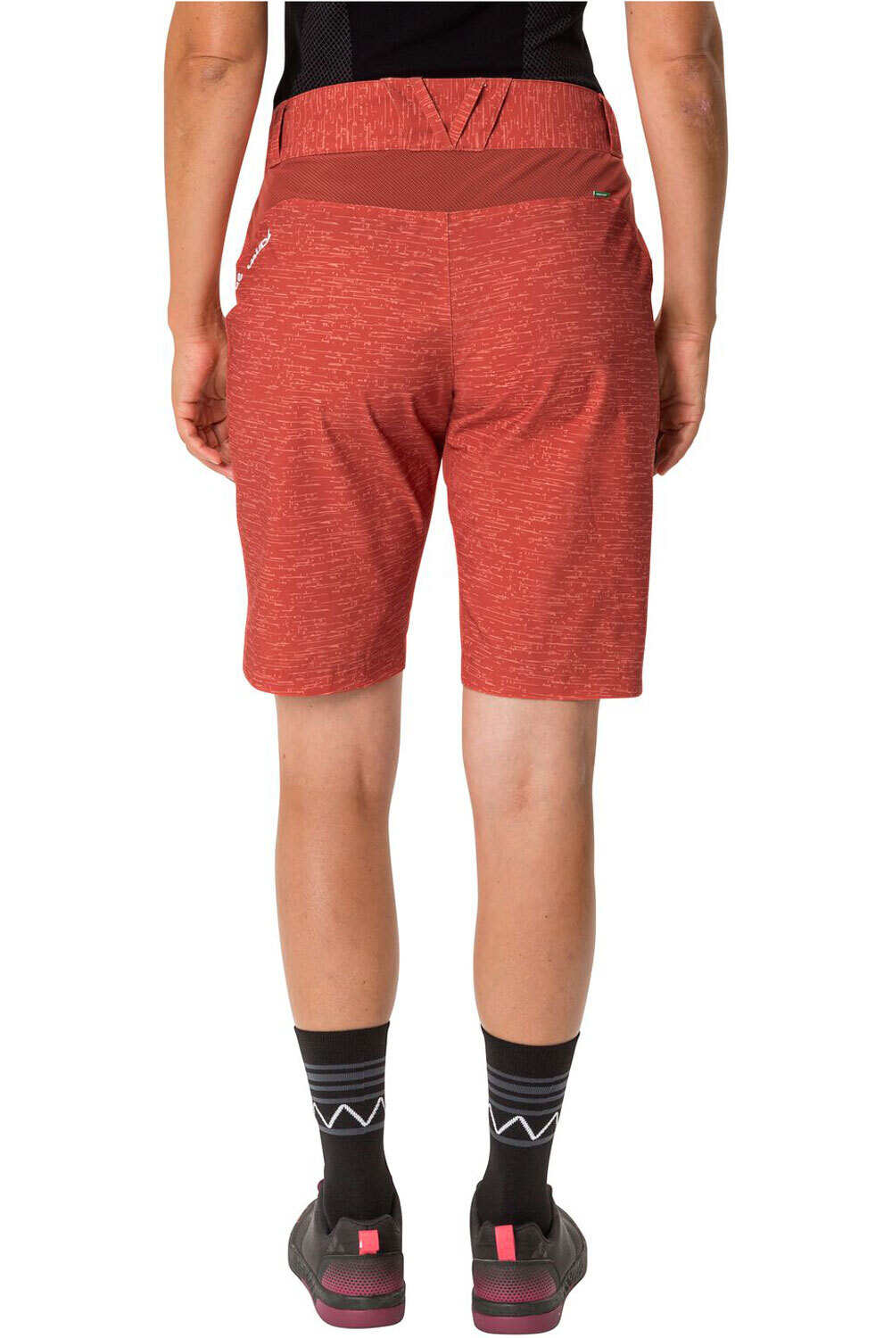 Vaude culotte corto mujer Vaude Women's Ligure Shorts vista trasera Vaude culotte corto mujer Vaude Women's Ligure Shorts vista trasera