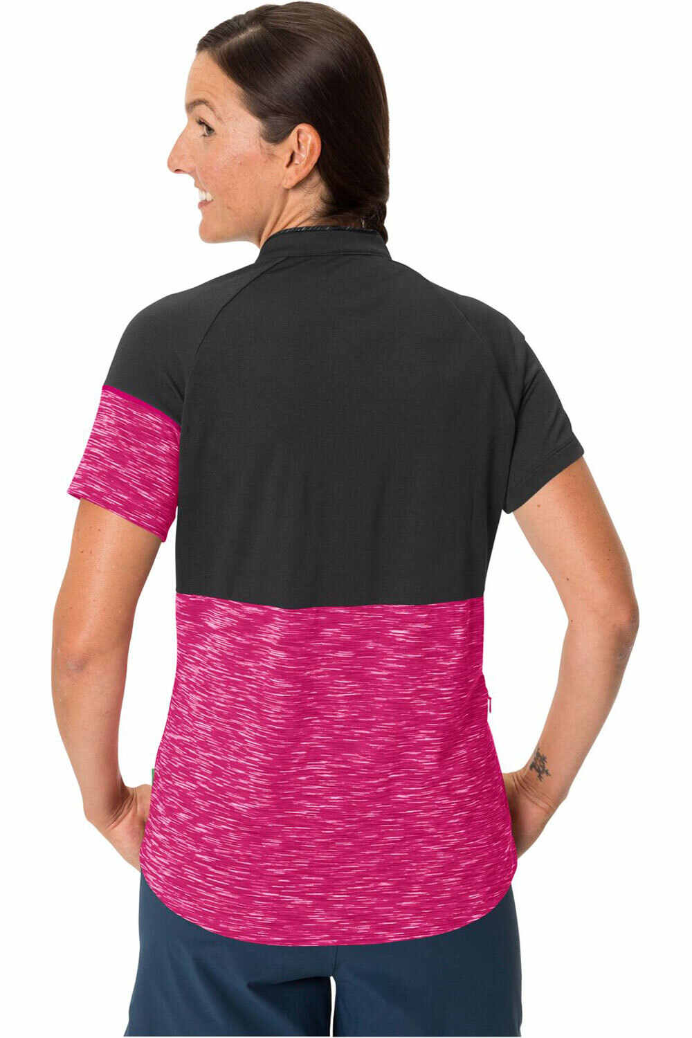 Vaude maillot manga corta mujer Vaude Women's Altissimo Shirt vista trasera Vaude maillot manga corta mujer Vaude Women's Altissimo Shirt vista trasera