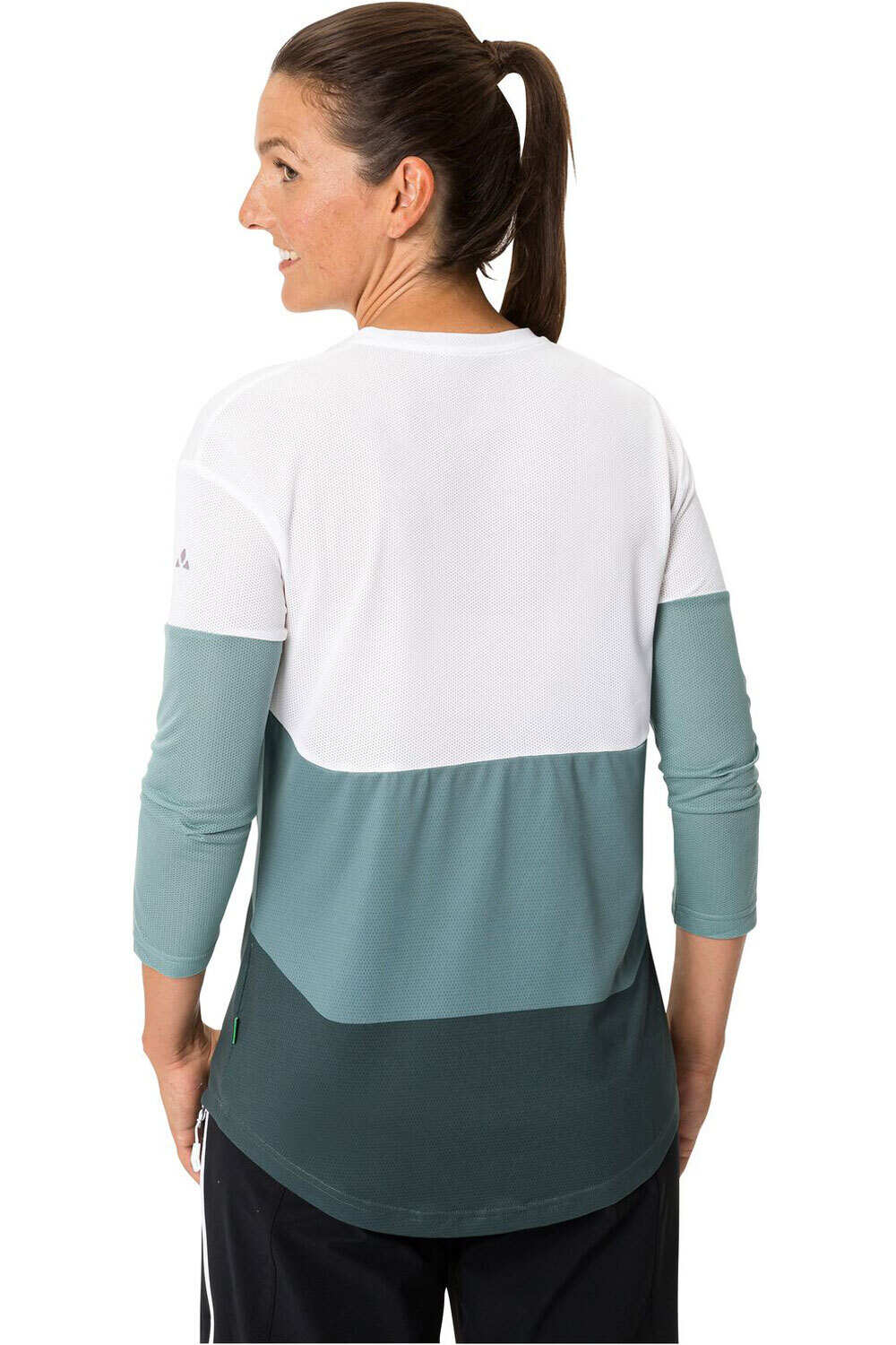 Vaude maillot manga larga mujer Vaude Women's Moab LS T-Shirt V vista trasera Vaude maillot manga larga mujer Vaude Women's Moab LS T-Shirt V vista trasera