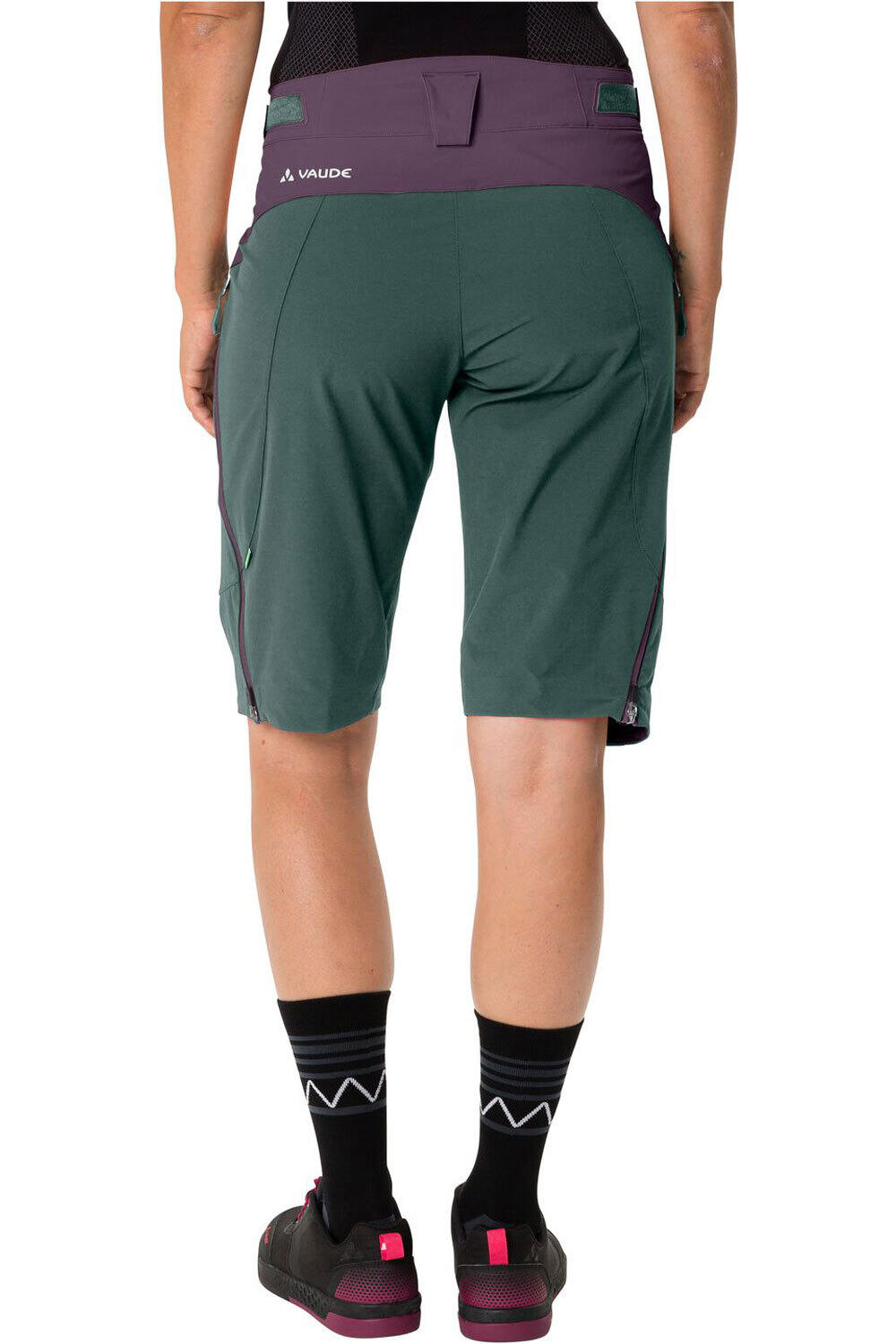 Vaude culotte corto mujer Vaude Women's Moab Shorts IV vista trasera Vaude culotte corto mujer Vaude Women's Moab Shorts IV vista trasera
