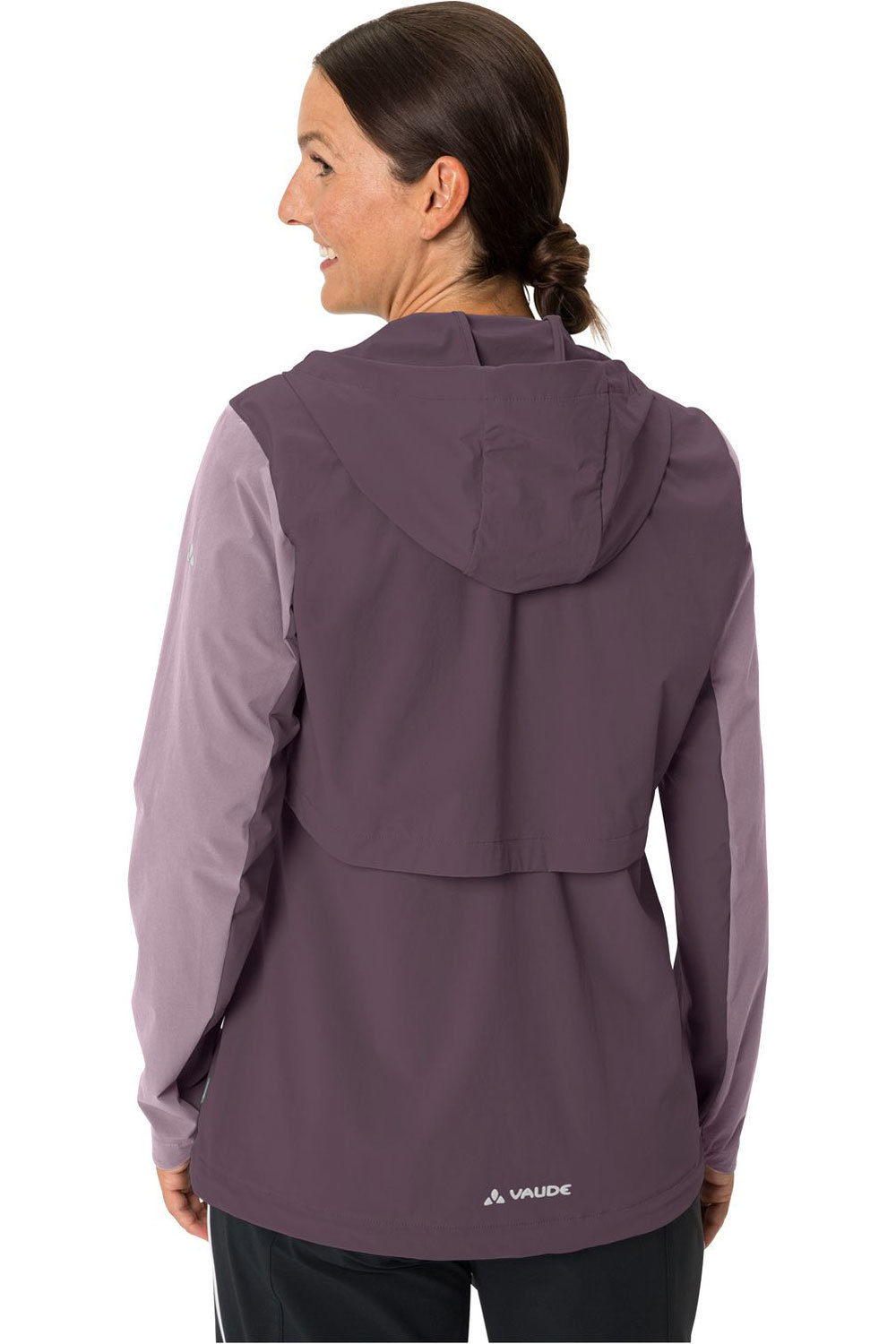 Vaude cortavientos ciclismo mujer Vaude Women's Moab ZO Jacket vista trasera Vaude cortavientos ciclismo mujer Vaude Women's Moab ZO Jacket vista trasera