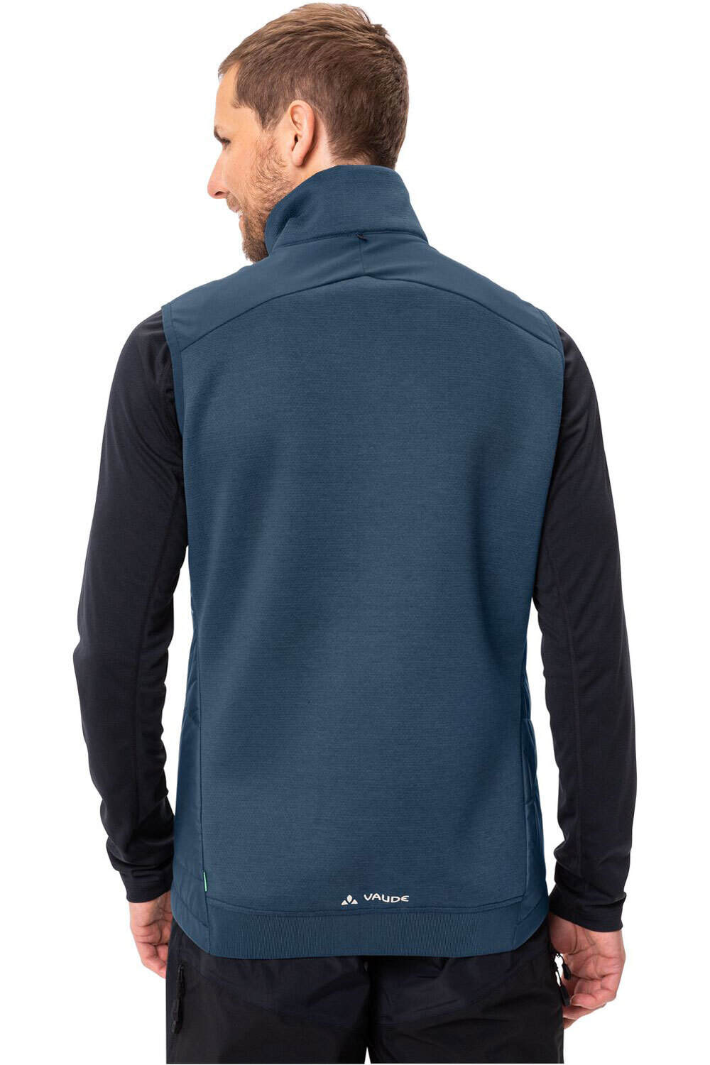 Vaude cortavientos ciclismo hombre Vaude Men's All Year Moab 3in1 Rain Jacket vista trasera Vaude cortavientos ciclismo hombre Vaude Men's All Year Moab 3in1 Rain Jacket vista trasera