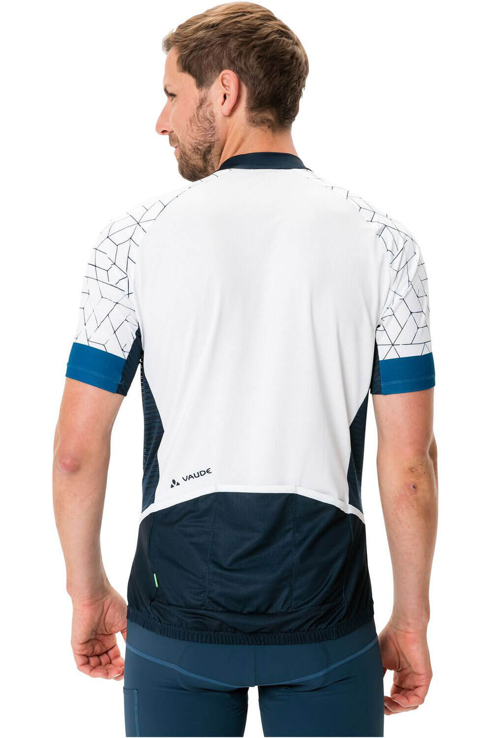 Vaude maillot manga corta hombre Vaude Men's Posta HZ Tricot vista trasera Vaude maillot manga corta hombre Vaude Men's Posta HZ Tricot vista trasera