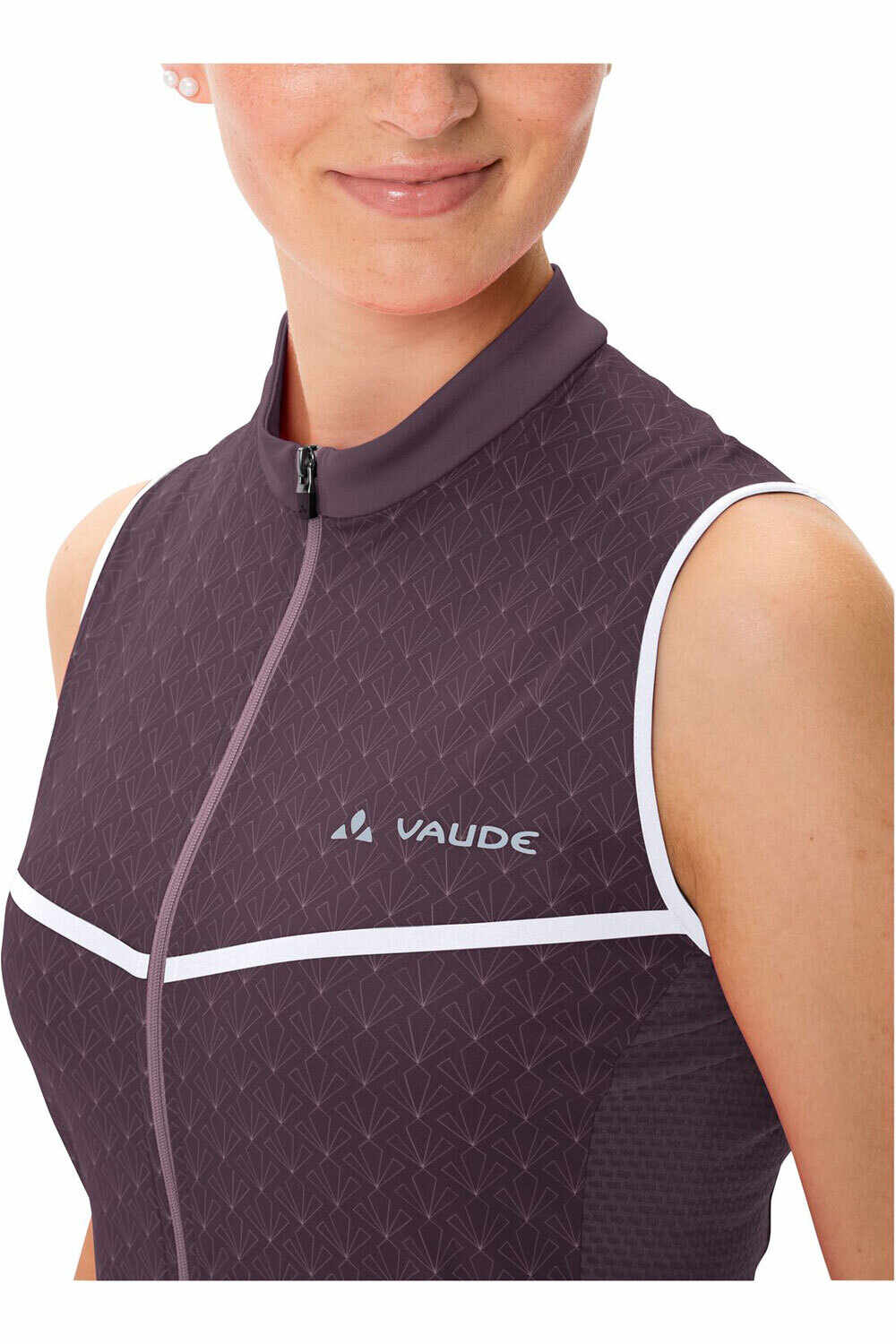 Vaude maillot manga corta mujer Vaude Women's Posta FZ Tricot SL vista detalle Vaude maillot manga corta mujer Vaude Women's Posta FZ Tricot SL vista detalle