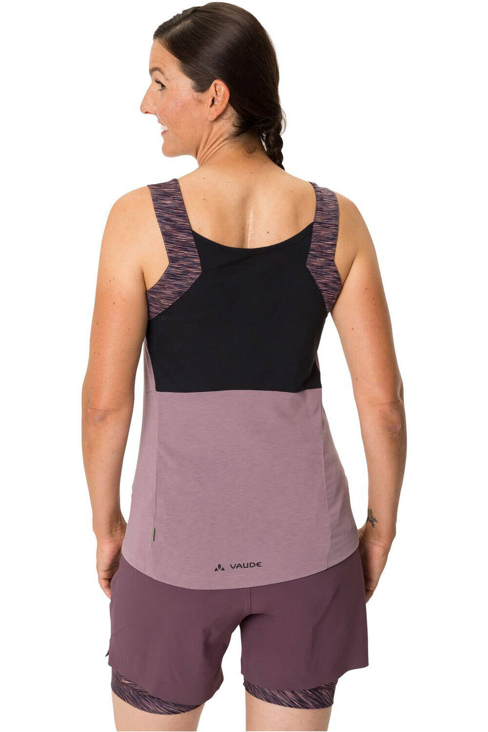 Vaude maillot manga corta mujer Vaude Women's Altissimi Top vista trasera Vaude maillot manga corta mujer Vaude Women's Altissimi Top vista trasera