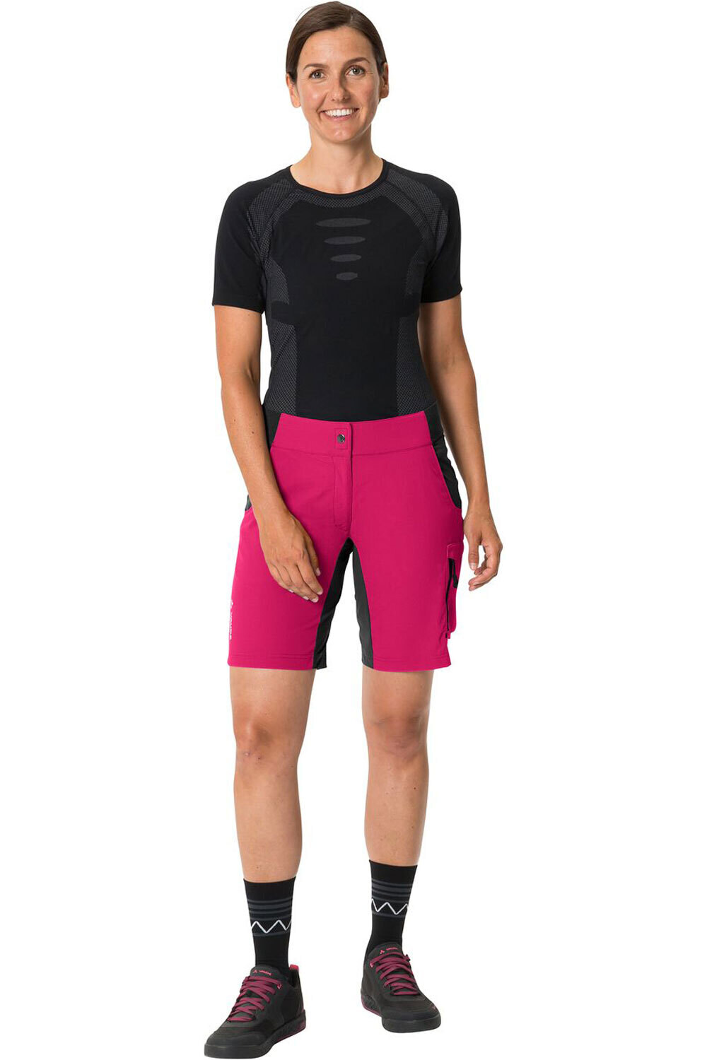 Vaude culotte corto mujer Vaude Women's Qimsa Shorty 04 Vaude culotte corto mujer Vaude Women's Qimsa Shorty 04