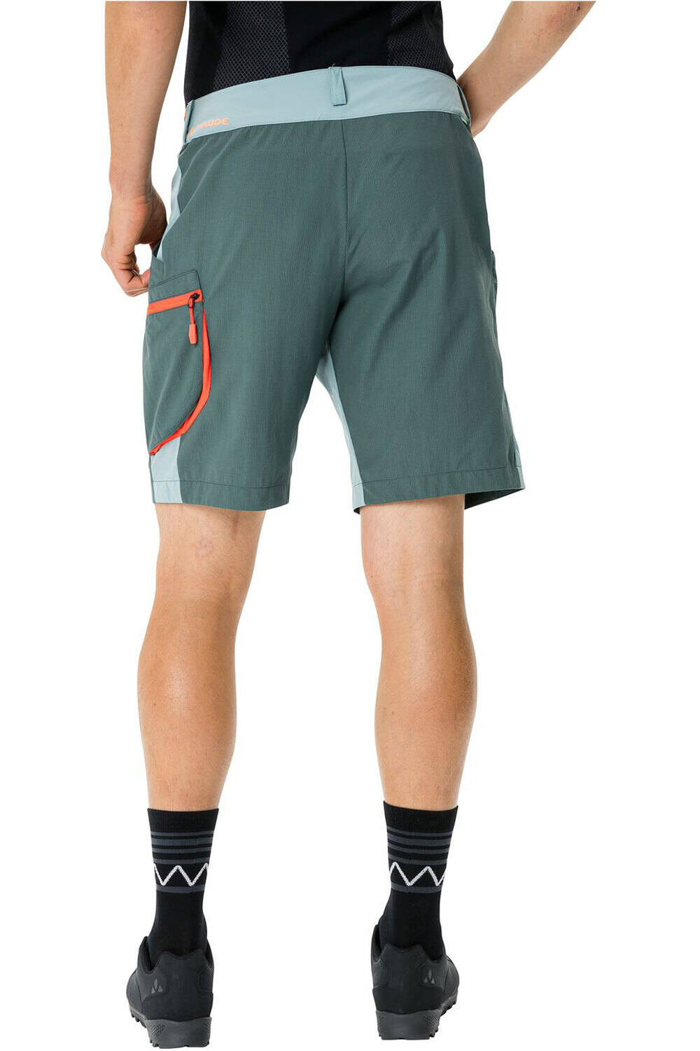Vaude pantalón corto ciclismo hombre Vaude Men's Qimsa Shorty vista trasera Vaude pantalón corto ciclismo hombre Vaude Men's Qimsa Shorty vista trasera