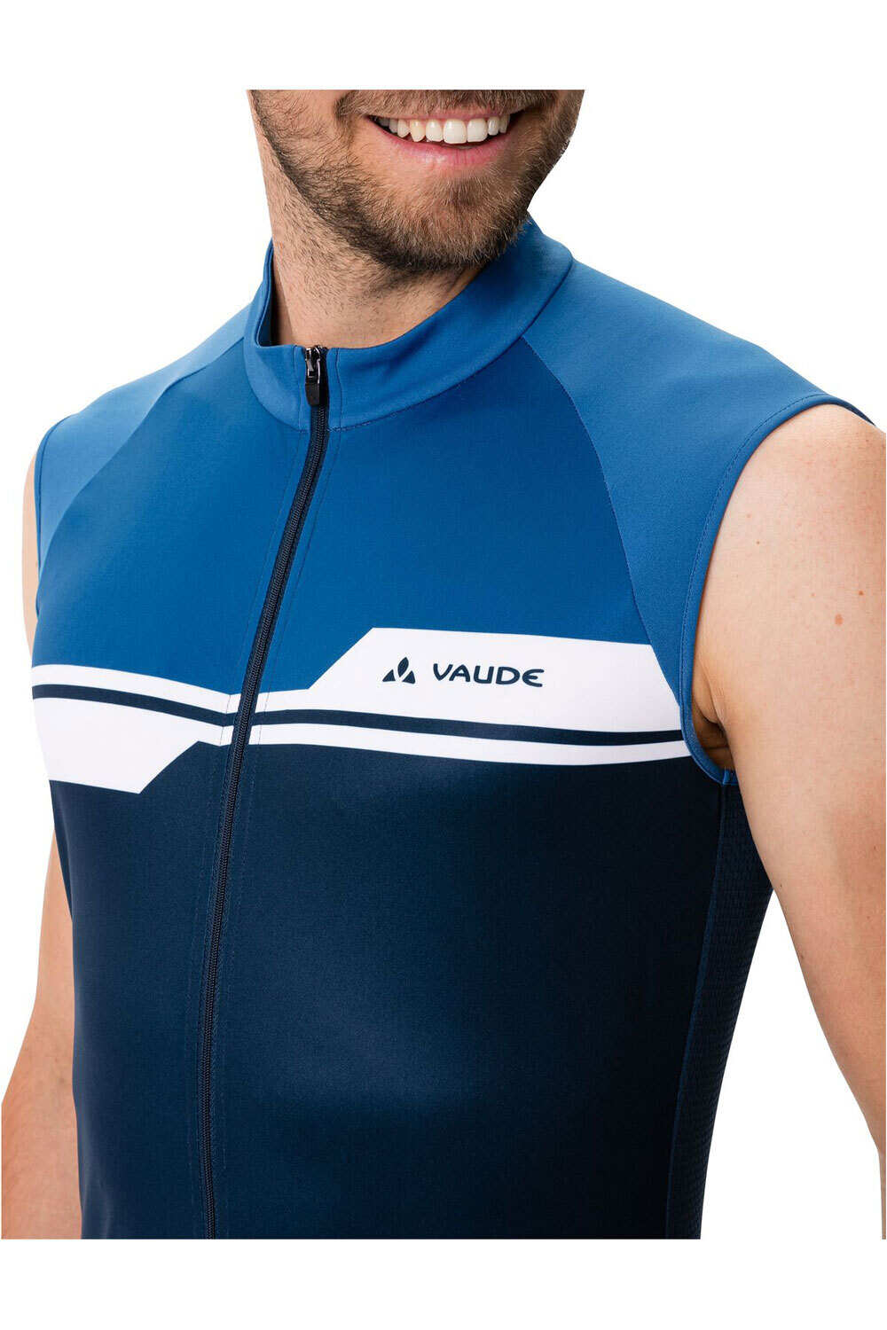 Vaude maillot manga corta hombre Vaude Men's Posta FZ Tricot SL vista detalle Vaude maillot manga corta hombre Vaude Men's Posta FZ Tricot SL vista detalle