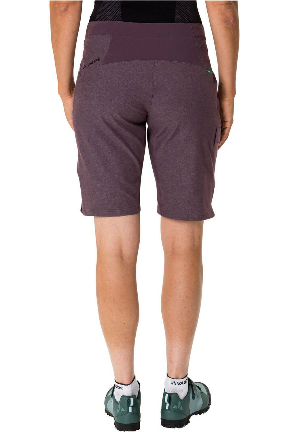 Vaude culotte corto mujer Vaude Women's Tremalzo Shorts vista trasera Vaude culotte corto mujer Vaude Women's Tremalzo Shorts vista trasera