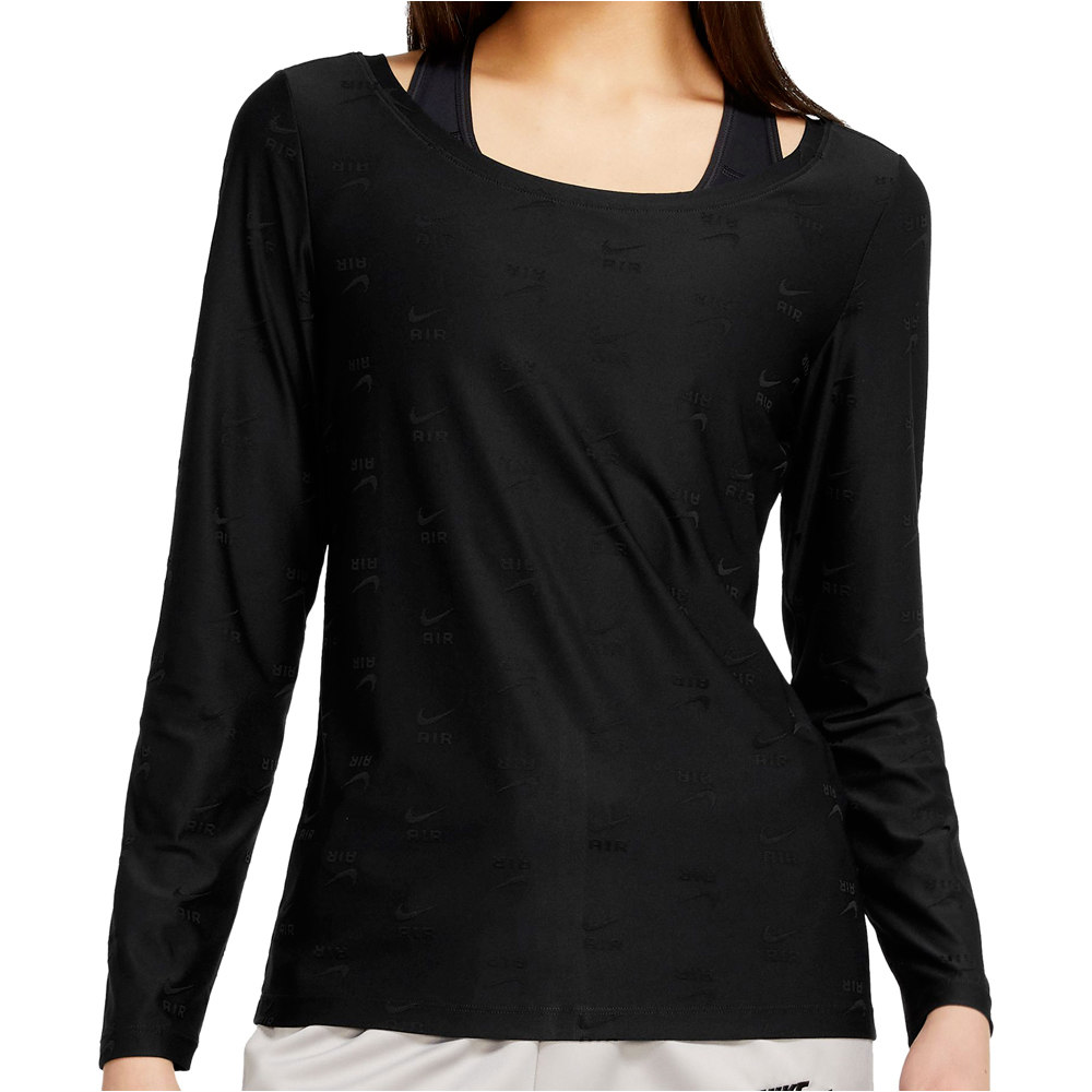 Nike camiseta manga larga mujer Nike W NSW AIR AOP LS TOP vista detalle Nike camiseta manga larga mujer Nike W NSW AIR AOP LS TOP vista detalle
